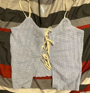 Urban Outfitters Tie Knit Top thumbnail 1