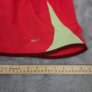 Nike Womens Shorts Dri-Fit Pull On Running & Jogging Activewear Red Yellow Small thumbnail 6
