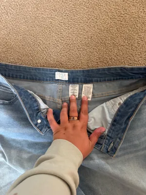 Time And Tru light colored jeans shorts thumbnail 2
