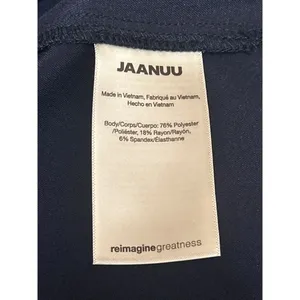 Jaanuu Women's Blue Short Sleeve Pocket Medical Scrub Pants 2 Pc Set Size M thumbnail 5