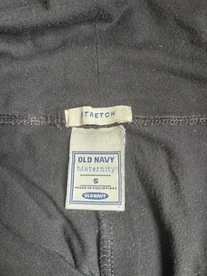 Old Navy Black Wide-Leg Fold-Over Waist Pants thumbnail 2