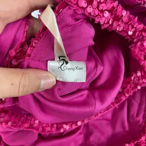 NEW Loyeloy women's pink sequins one shoulder cutout strap bodycon‎ mini dress thumbnail 8