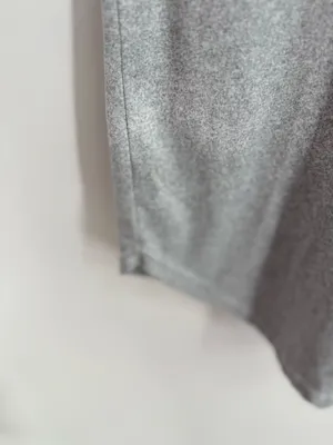 “VERY SOFT” Women's 1X Razor Back T-Shirt Dress Gray Coverup Lounge Wear thumbnail 2