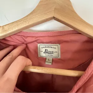 G.H. Bass pink quilted jacket size large thumbnail 3