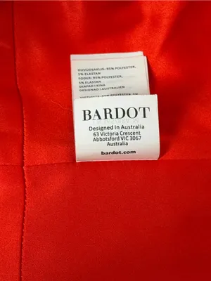Bardot Fire Red Mini Corset‎ Bustier Crop Top Coquette Feminine Party Going Out thumbnail 7