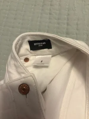 Express White Denim Shorts 0 thumbnail 2