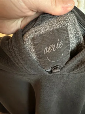 aerie black Hoodie sweatshirt xl thumbnail 3