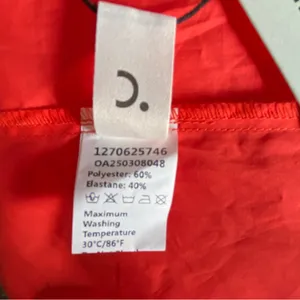 COMMENSE NWTs Embroidered Bow Detail Red Cami Midi Dress size small thumbnail 9