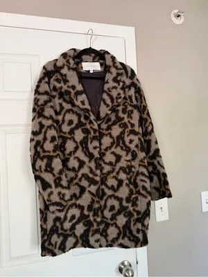 Veronica Beard Alpaca Wool Blend Long Textured Coat Jacket thumbnail 6