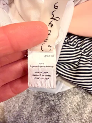 Cupshe black Striped and Peach Swimsuit thumbnail 7