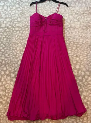 Alex Marie Magenta designer Dress thumbnail 2