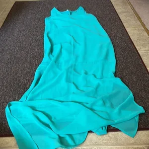 Gianni bini‎ teal dress 2 thumbnail 2