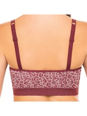 Kindly Yours caged v-neck seamless leopard print bralette size XXL thumbnail 8