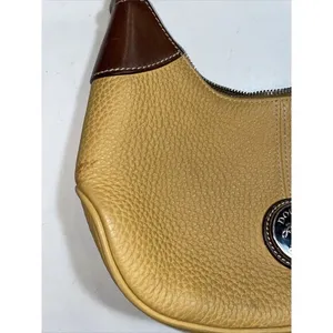 Dooney & Bourke Hobo All-Weather Leather AWL‎ Purse Shoulder Bag Yellow thumbnail 7