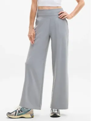 Athleta L Venice High Rise Wide Leg Pant Featherstone Grey Large Regular thumbnail 1