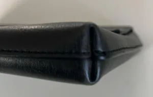 Matt and Natt Envelope Vegan Clutch Bag Missing Strap in Black thumbnail 7