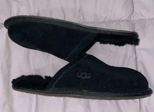Ugg black slip on slippers thumbnail 1
