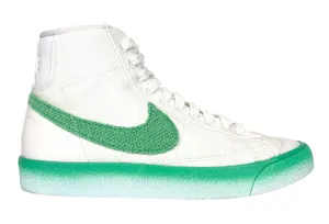 Nike Blazer Mid 77 Green Fade High Top Lace Up Sneakers Green White Women Size 6 thumbnail 1