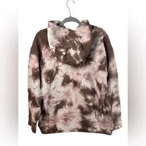 Lululemon All Yours Hoodie‎ Earth Dye Clay Size 12 Tie Dye Pullover Sweatshirt thumbnail 5