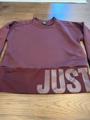 Nike Women’s Maroon Crewneck Quilted Sweatshirt Size XS - C53-026 thumbnail 3