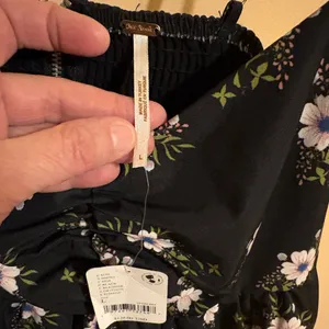 NWT Free People In A Bubble Mini Dress in Black thumbnail 5