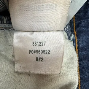 Hollister Y2K Distressed Bootcut Jeans Low Rise Dark‎ Wash W29 L31 thumbnail 9