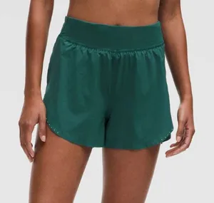 Lululemon Fast and Free Reflective High-Rise Shorts 3" Storm Teal Green 14 thumbnail 1