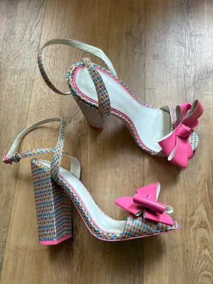 Rare bloggers fav ASOS Harminise bow-front heeled sandals thumbnail 2