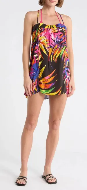 Maaji Guilia Cover Up Dress Multicolor Womens Size Medium thumbnail 1