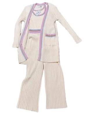 NWT 3 Piece Lounge Set Tan thumbnail 1