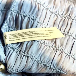 Free People Intimately Smocked Ruched Bloomer Shorts Blue High Waist XS NWOT thumbnail 7