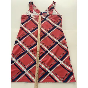 J McLaughlin Dress Womens XL Pink Catalina Cloth Nautical Ropes Old Money Luxury thumbnail 6