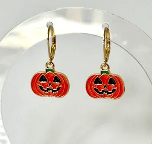 Halloween Pumpkin Earrings (709) 🎃 thumbnail 3