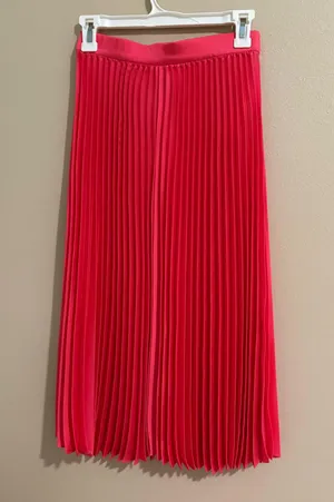 J.Crew Pleated Midi Skirt thumbnail 1