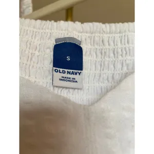 Old Navy Cotton Mini Dress White Puff Sleeve Cottagecore Coastal Clean Girl Boho thumbnail 6
