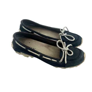 Merrell Shoes Women’s Marina Loafers Blue Ink Leather Slip On boat shoe size 6 thumbnail 2