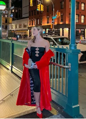 Black midi dress thumbnail 2