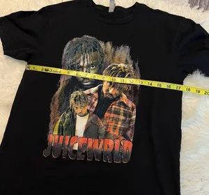 Next Level Apparel Juice Wrld T Shirt Black Short Sleeve Size Small 100% Cotton thumbnail 6