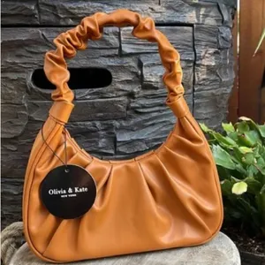 Olivia and Kate shoulder bag In color mustard NWT thumbnail 2