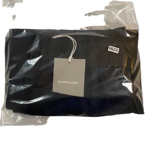Everlane Women's Black High Waisted Wide-Leg Cotton Pants Size M‎ thumbnail 4