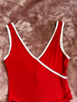 Forever 21 RED BODYSUIT thumbnail 2
