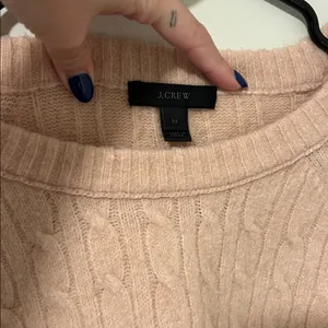 J Crew Wool Blend Pink Wool Blend Button Sweater Size Medium thumbnail 3