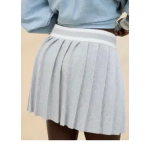 Aerie Skirt Gray Pleated Mini Tennis Skirt NWT Women's Small Preppy thumbnail 3
