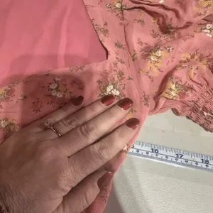 Reformation Midi Dress Luciana 0 Pink Floral Lace‎ Up Back Cottagecore Romantic thumbnail 7