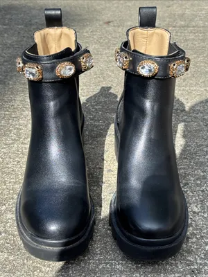 Steve Madden Amulet Jewel-Embellished Ankle Boots thumbnail 2