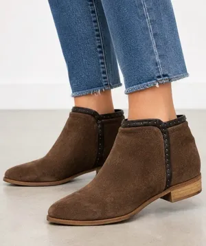 Italeau Miralda Suede Waterproof Boots Womens Size 36 Studded Winter Western thumbnail 1