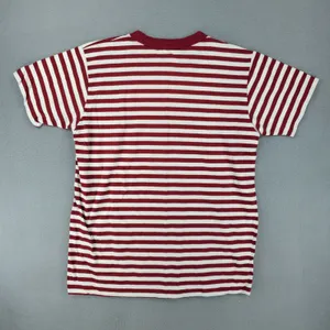 DKNY Jeans T-Shirt Women M Red White Striped Vintage 90s Made in USA Cotton Tee thumbnail 3