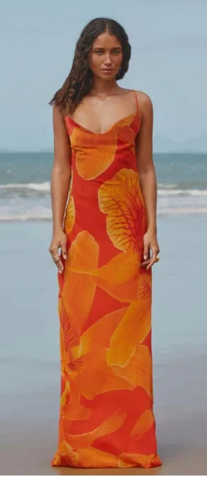 Peppermayo Maxi Dress Midafternoon Maxi Dress - Serene Orange thumbnail 1