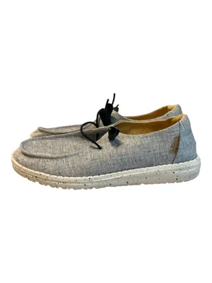 Hey Dude Women's Wendy Chambray Slip-On Shoes - White Nut (Size 7) - NWOB thumbnail 3
