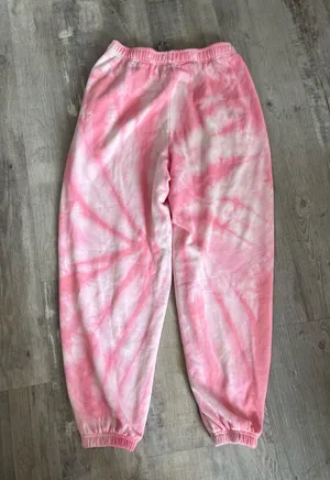 Pacsun pink tye dye sweatpants thumbnail 2